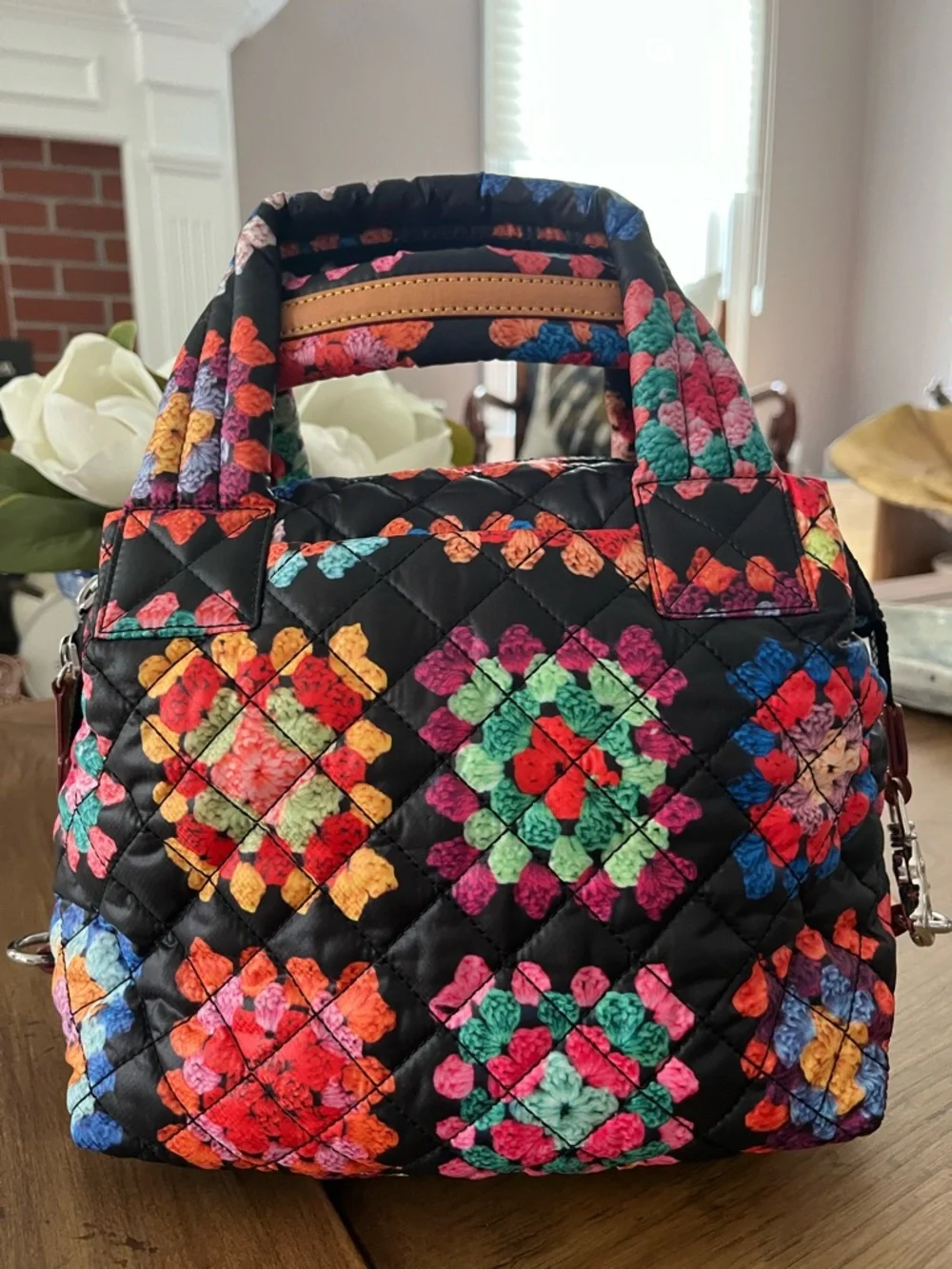 MZ Wallace Small Sutton Crochet 🧶 Print; New without tag - Picture 2 of 7